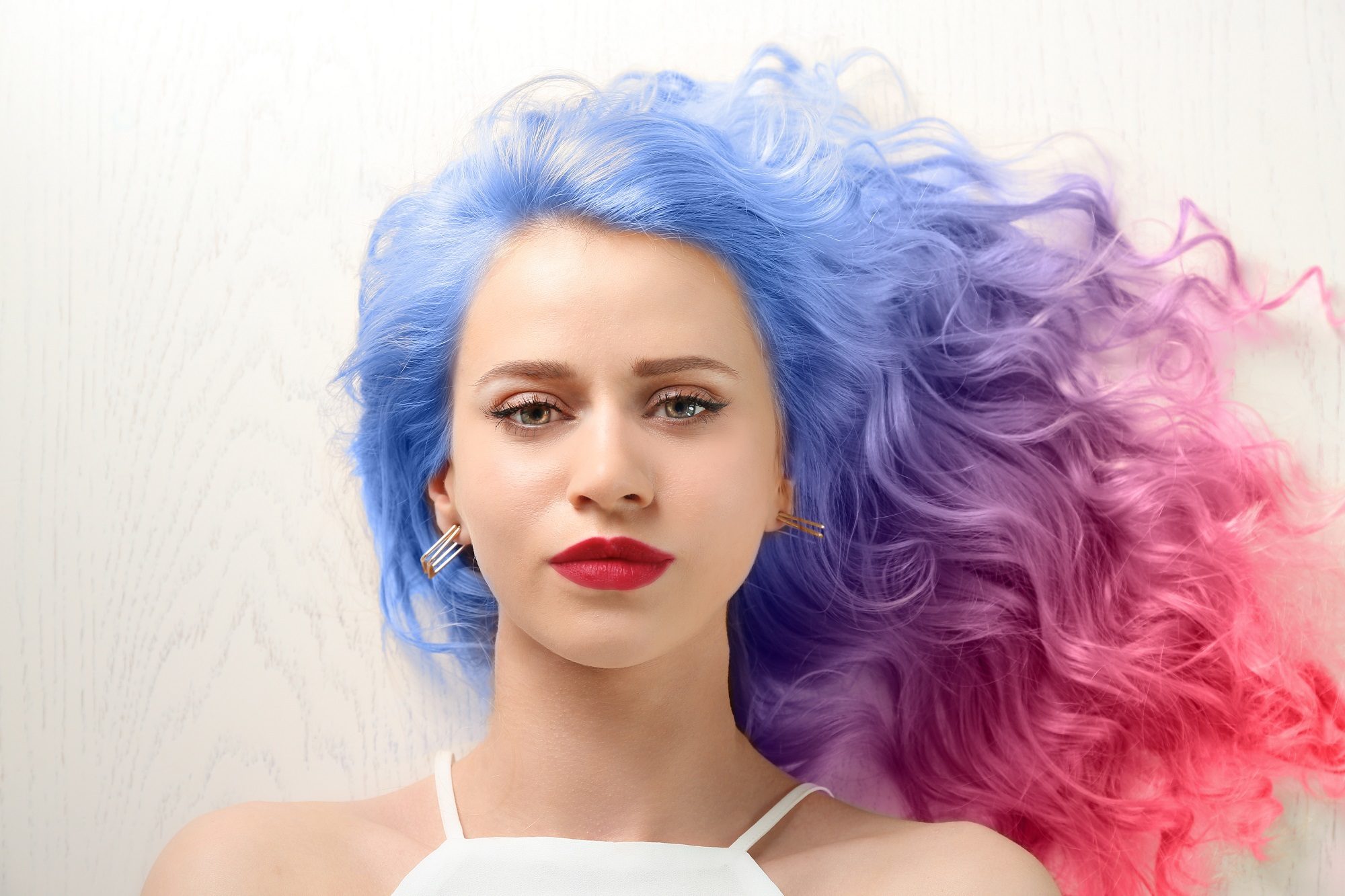 vibrant-hair-color-two-toned-shutterstock